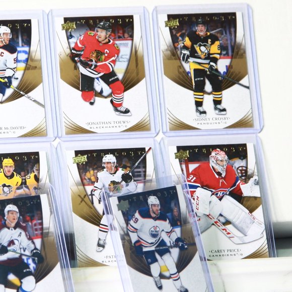 Superstars & Big Stars 2020-21 Upper Deck Trilogy NHL Hockey Cards - Picture 3 of 3